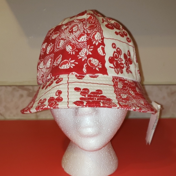 Strawberry and Cherries Bucket Hat - Picture 1 of 9